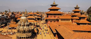 पाटन देगुतलेजु मन्दिरको काठ र इँटा फेरिने