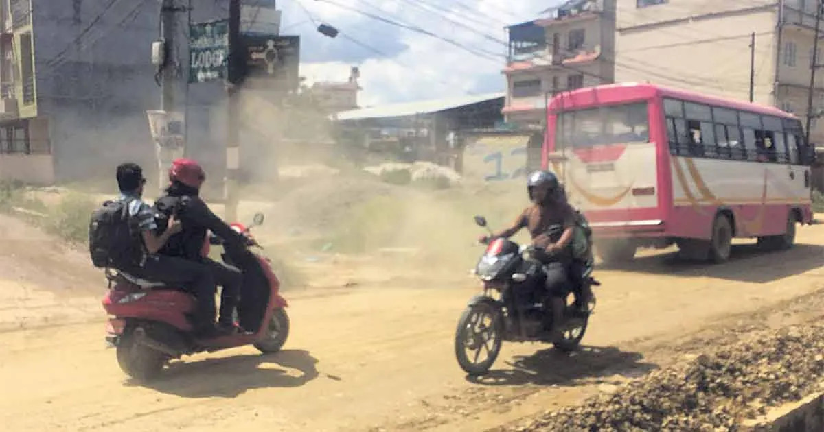 जोरपाटी–गोकर्ण–सुन्दरीजल सडक बिस्तार : सात किमी सडक सात वर्षमा पनि कालोपत्र भएन