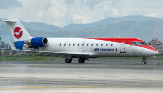 इण्डिकेटरमा समस्या देखिएपछि सौर्य एयरलाइन्सको जहाज फिर्ता