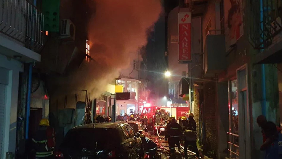 माल्दिभ्समा भवनमा आगलागी हुँदा ९ भारतीयसहित १० जनाको मृत्यु