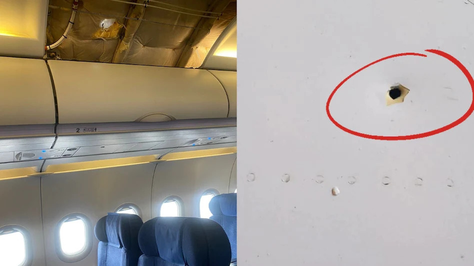 अवतरण हुनै लागेको विमानमा गोली हानेपछि...