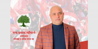 गोरखा १ (ख) का उम्मेदवार  नन्दप्रसाद न्यौपानेले सार्वजनिक गरे ३२ बुदे प्रतिवद्धता-पत्र (पूर्णपाठसहित)