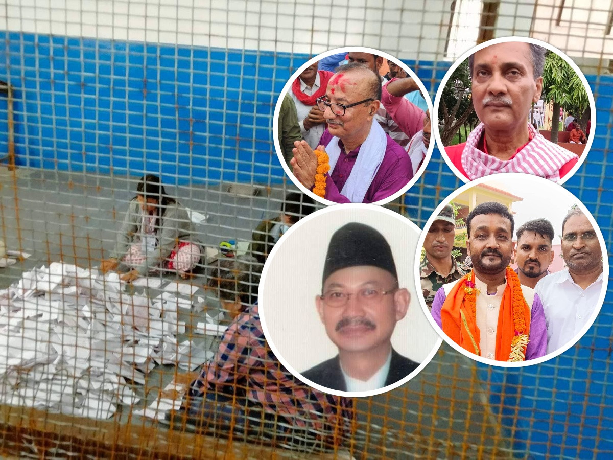 पर्साका प्रदेशसभा सिटमा स्वतन्त्रले अग्रता लिँदा चारवटा प्रतिनिधिसभा क्षेत्रमा को-को छन् अगाडि?