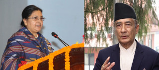 राष्ट्रपति भण्डारी र सञ्चारमन्त्री कार्कीबीच भेटवार्ता, सम्भावित सत्ता समीकरणबारे चासो