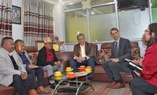 राप्रपा अध्यक्ष लिङ्देन र अमेरिकी राजदूत थम्पसनबीच भेटवार्ता, के भयो कुराकानी?