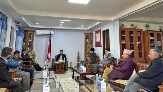 ओली निवास बालकोटमा नयाँ गठबन्धनको छलफल, ५ दल मिल्दा १५६ सीट जुट्ने !