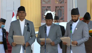 प्रचण्ड सरकारका तीन उपप्रधानमन्त्रीले लिए सपथ, कसले पाए कुन मन्त्रालयको जिम्मेवारी ?