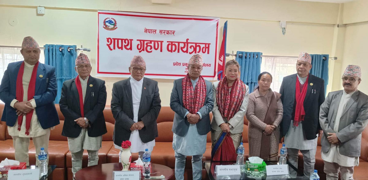 लुम्बिनी प्रदेश: नवनिर्वाचित सभामुख र उपसभामुखले लिए पद तथा गोपनीयताको शपथ