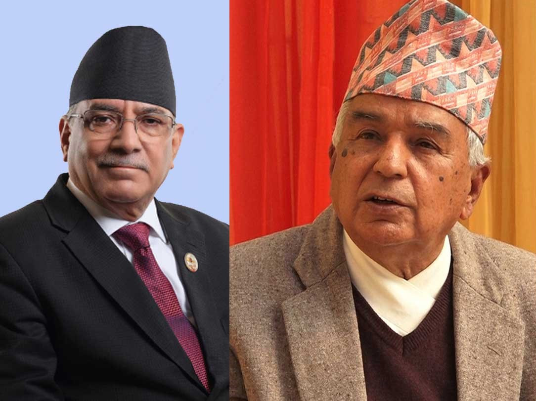 प्रधानमन्त्री प्रचण्डले गराए भारत भ्रमणबारे राष्ट्रपतिलाई जानकारी