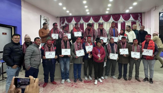 नेपाल वैदेशिक रोजगार व्यवसायी संघकाे अध्यक्षमा भण्डारी र महासचिवमा भुर्तेल विजयी