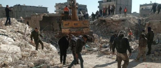 सिरियामा सात तले भवन भत्कँदा १६ जनाको मृत्यु