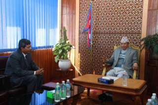 उपप्रधानमन्त्री श्रेष्ठ र भारतीय सचिवबीच भेटवार्ता, के भयो कुराकानी ?