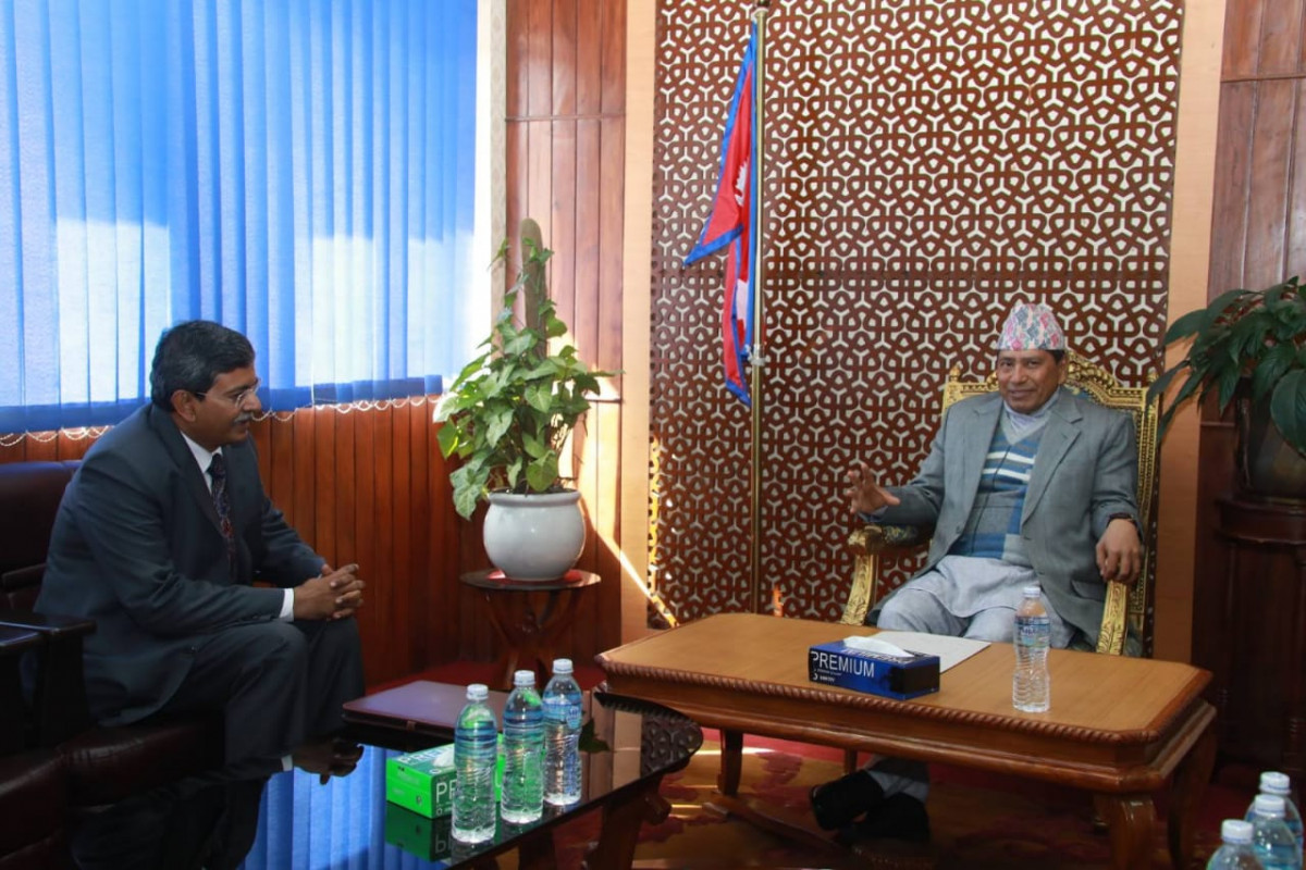 उपप्रधानमन्त्री श्रेष्ठ र भारतीय सचिवबीच भेटवार्ता, के भयो कुराकानी ?