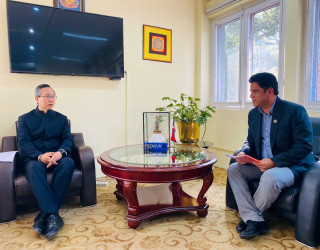 उद्याेगमन्त्री भण्डारी र चिनियाँ राजदूत सोङबीच भेटवार्ता, के भयो कुराकानी ?