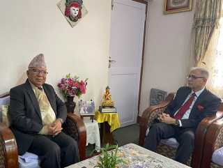 माधव नेपाल र भारतीय विदेश सचिव क्वात्राबीच भेटवार्ता