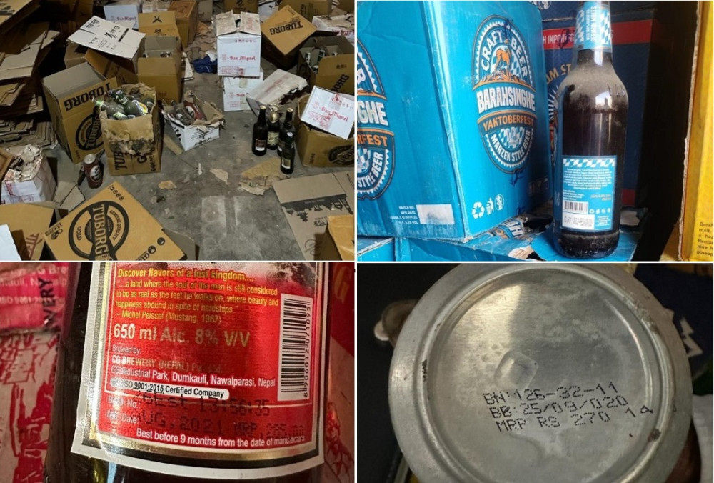 म्याद गुज्रिएका २७ सय कार्टुन बियर बरामद