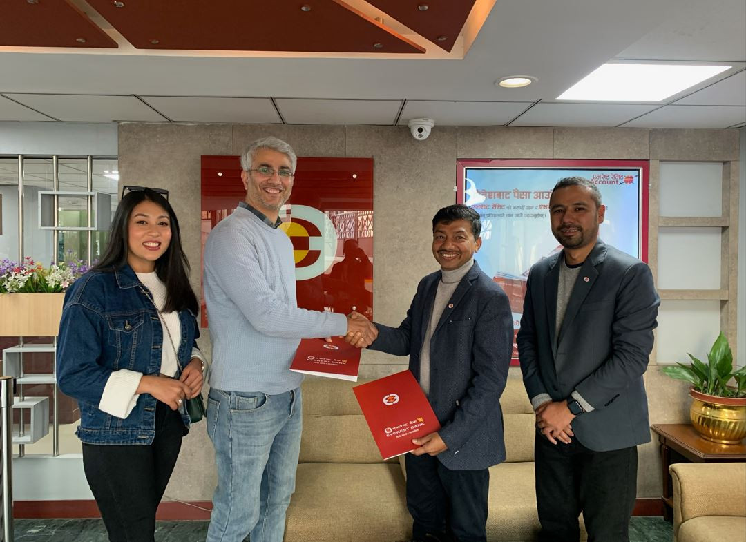 एभरेष्ट बैंक र क्विक फक्स कन्सल्टिङबीच सम्झौता