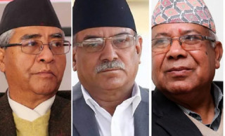 पुरानो गठबन्धनका नेताहरूसँग छलफल गर्दै प्रधानमन्त्री ‘प्रचण्ड’