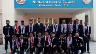 यू-१९ विश्वकपको एशिया छनोट खेल्न जाने क्रिकेट टिमको बिदाइ