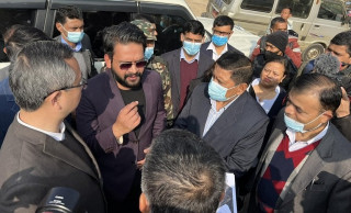 बालेनदेखि नारायणकाजीसम्म पुगे अवरुद्ध कलङ्की-चक्रपथ-गौशाला सडक खण्डको निरीक्षणमा