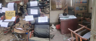 क्याम्पसमा चुनावी चहल पहलसँगै लफडा, त्रिचन्द्र क्याम्पसमा तोडफोड