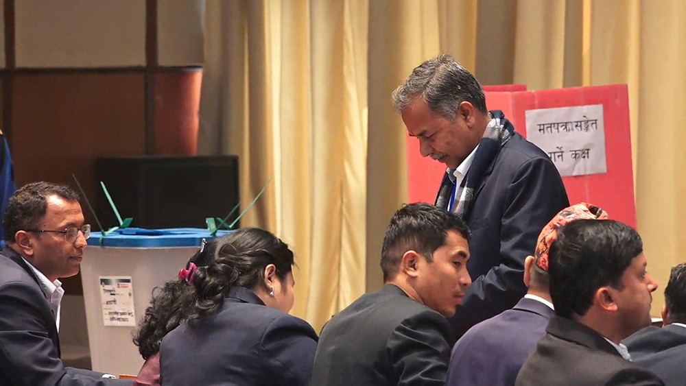 उपराष्ट्रपति निर्वाचनको मतदान सुरु