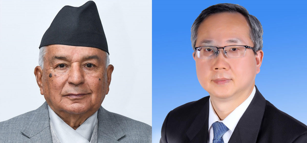 राष्ट्रपति पौडेल र चिनियाँ राजदूतबीच भेटवार्ता, के भयो कुराकानी ?