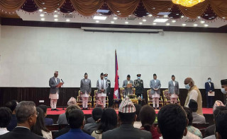 परराष्ट्रमन्त्री साउदले लिए पद तथा गोपनीयताको शपथ