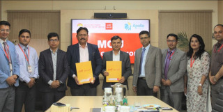 सन्राइज बैंक र इन्द्रप्रस्थ अपोलो हस्पिटलबिच छुट सम्झौता
