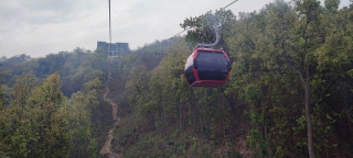 प्रधानमन्त्री प्रचण्डद्वारा मौलाकाली केबलकारको उद्घाटन