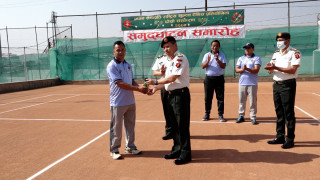 त्रिभुवन आर्मी अफिसर्स क्लब र दशरथ रङ्गशालाको टेनिस कोर्ट आजदेखि  सुरु