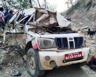 पाल्पामा जीप दुर्घटना हुँदा तीन जनाको मृत्यु, १२ जना घाइते