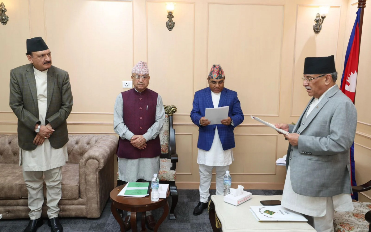 शंकर  बैरागीले लिए राष्ट्रिय सुरक्षा परिषद् सल्लाहकारको शपथ