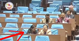 संसद चलिरहँदा फेसबुकमा व्यस्त तोसिमा कार्की