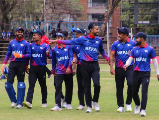 अमेरिका बिरुद्द पायो नेपालले २०८ रनको लक्ष्य