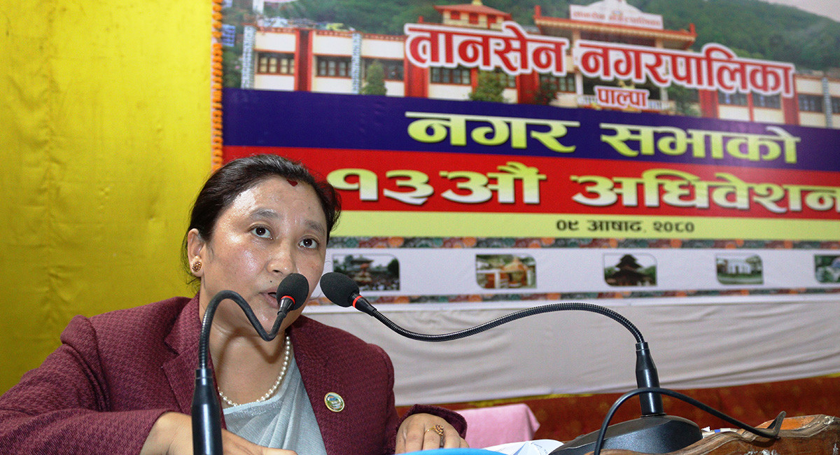 तानसेन नगरपालिकाले ल्यायो १ अर्ब २ करोड ८ लाखको बजेट