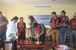 पत्रकार नवराज बजगाईको जन्मदिन 'सेवा घर' मा