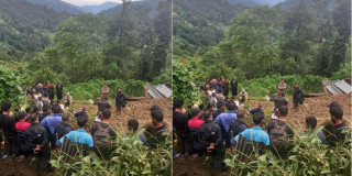 घरमाथि पहिरो खस्दा अर्घाखाँचीमा तीन बालबालिकाको मृत्यु