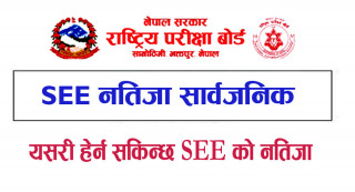 एसईईको नतिजा सार्वजनिक