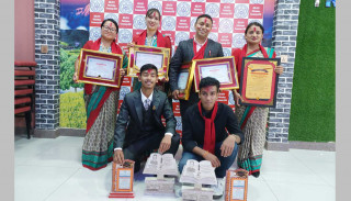 विभूति स्कुललाई चार विधामा पुरस्कार