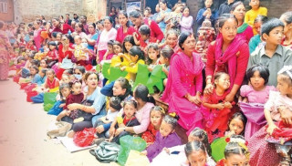 नौबाट सुरु, बनेपामा बुधबार नौ हजार कन्या पूजिए