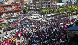 आन्दोलनका लागि थप शिक्षकहरू काठमाडौँ आउँदै