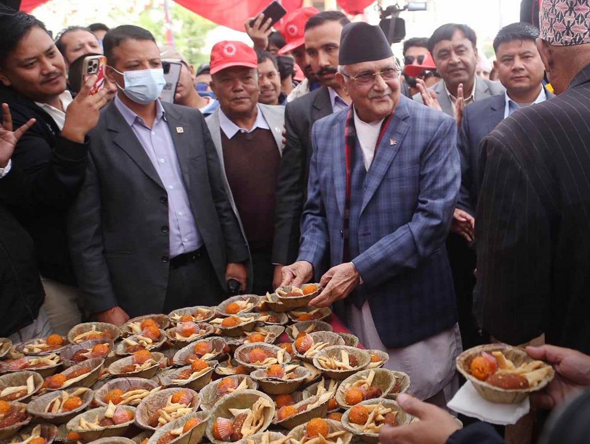 एमालेको चियापान सुरु