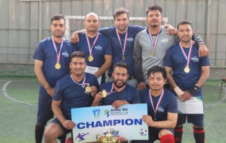 कामना सेवा विकास बैंकले आयोजना गर्‍यो फुटसल कप सिजन–३ कार्यक्रम