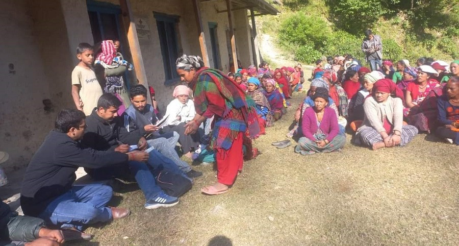 भुकम्प पीडितलाई ग्लोबल आइएमई लघुवित्तको ११ लाख सहयोग