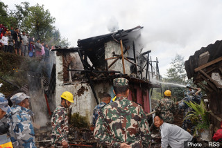 आज बिहान फुङ्लिङमा आगलागी, ५ लाख बराबर क्षति