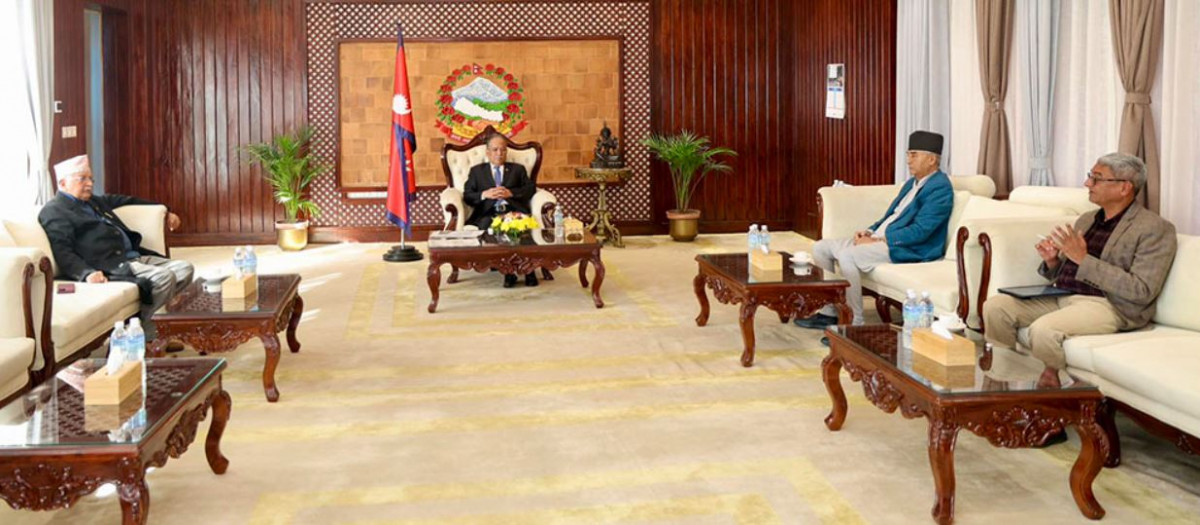 सङ्क्रमणकालीन न्यायसँग सम्बन्धित विधेयकलाई टुङ्ग्याउन शीर्ष नेताको छलफल