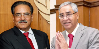 राष्ट्रिय सभामा भागबन्डा मिलाउन काँग्रेस-माओवादीका नेता बालुवाटारमा