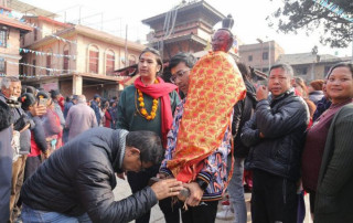 रातो मच्छिन्द्रनाथलाई पाटनको तःबहाल मन्दिर यसरी लगियो