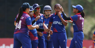 कुवेतलाई ८ विकेटले हराउँदै नेपाल सेमिफाइनलमा